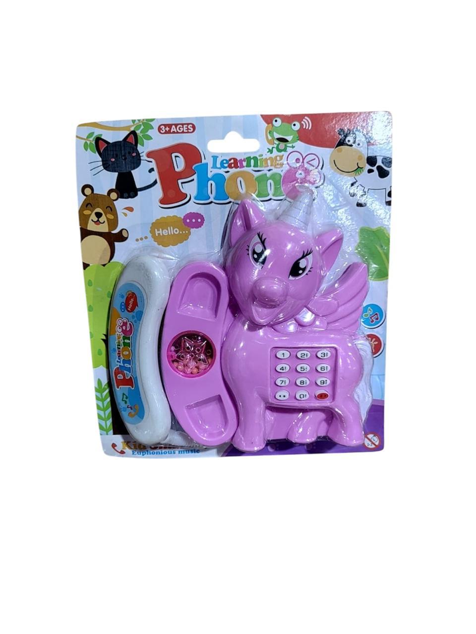 TELEFONO INFANTIL A PILAS CON FORMITAS EN BLISTER